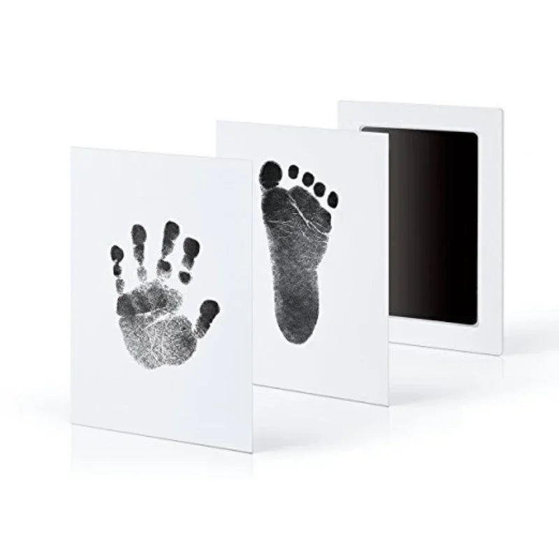 Baby Care Non-Toxic Baby Handprint Footprint Imprint Kit Baby Souvenirs Newborn Footprint Ink Pad for Newborn Baby Gifts