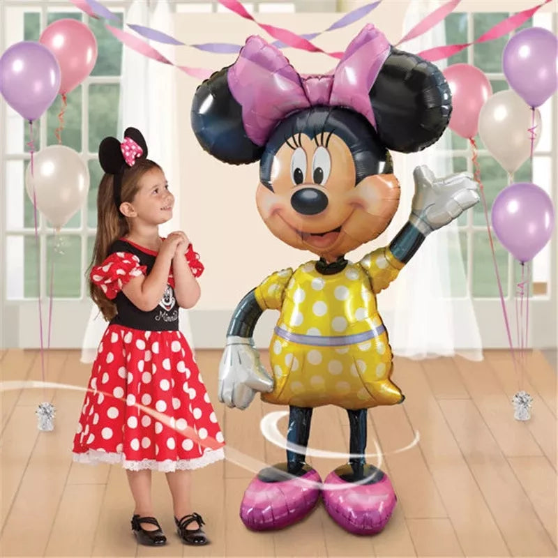 Giant Disney Foil Balloon Mickey Mouse Balloons Minnie Birthday Party Decoration Kids Toy Baby Shower Ball Children Cartoon Gift