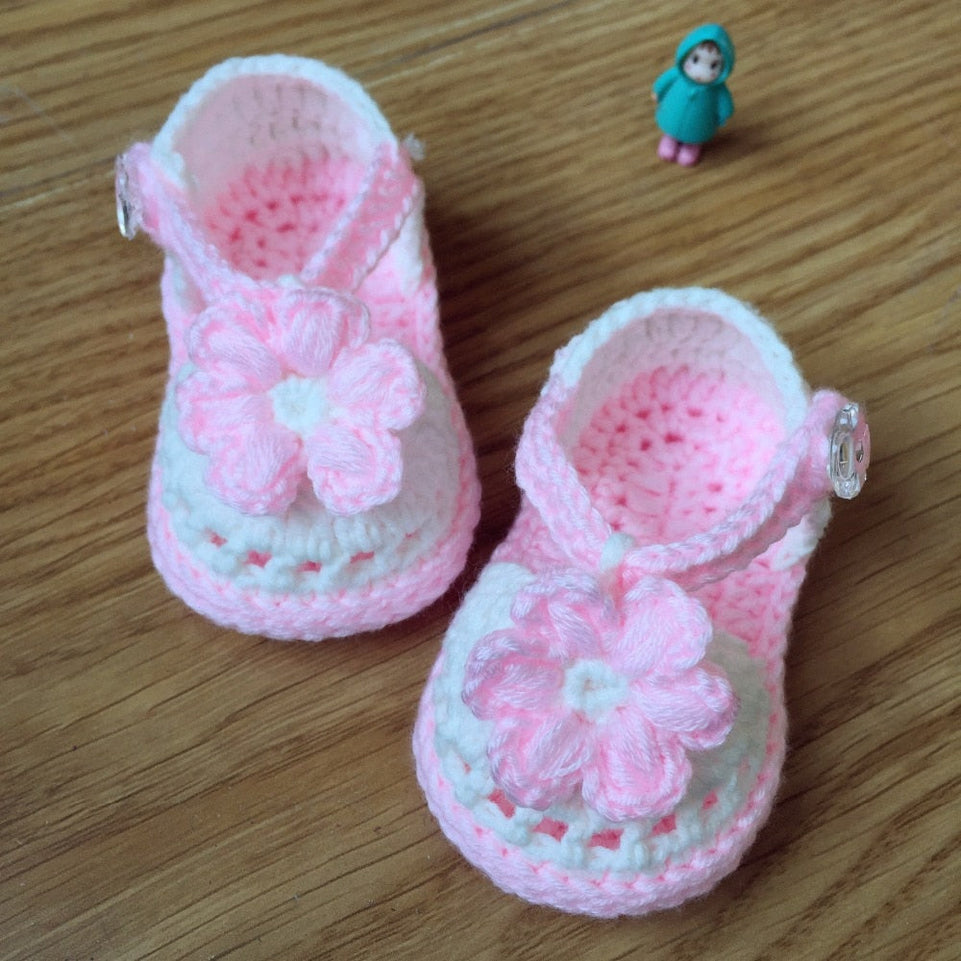 QYFLYXUE Exclusive hand-made shoes Beautiful princess shoes Custom cotton baby shoes