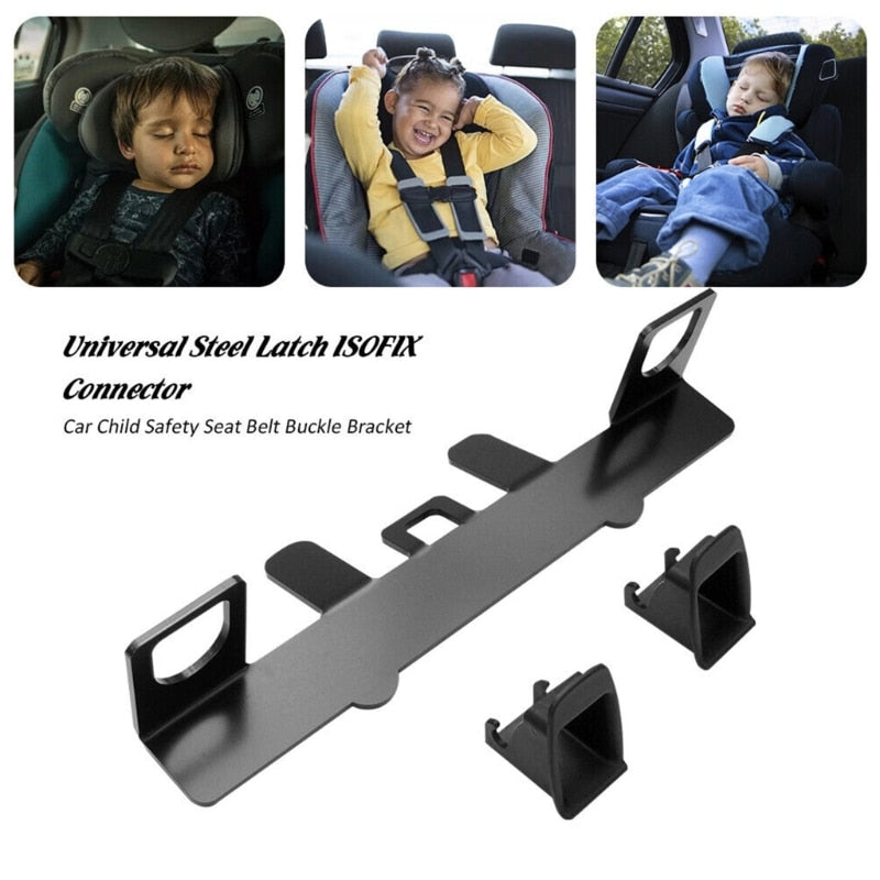 Universal  ISOFIX  Belt Connector Car Baby Safety  Belt Buckle Car Child  Restraint-Anchor Mounting  AOS